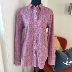 Lauren Ralph Lauren black label Easy Care Paisley Cotton Shirt size XL